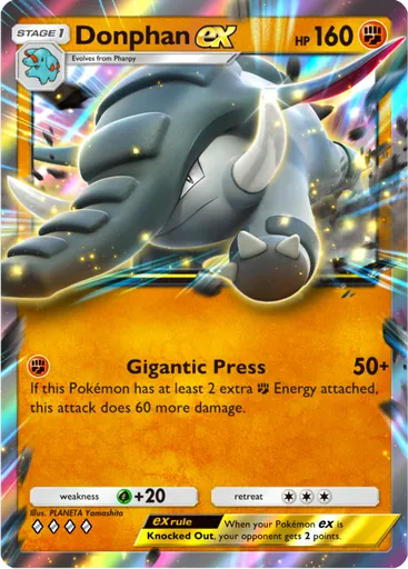 モンスターコレクション　ドンファン Donphan ex — TCG Pocket | PokemonLore