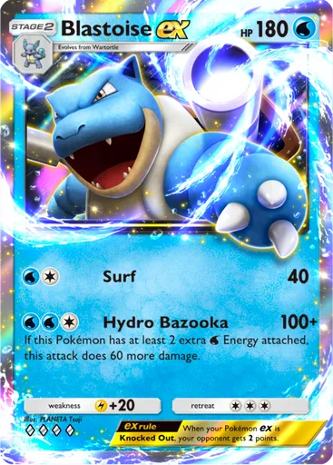 Blastoise ex — TCGポケット | PokemonLore