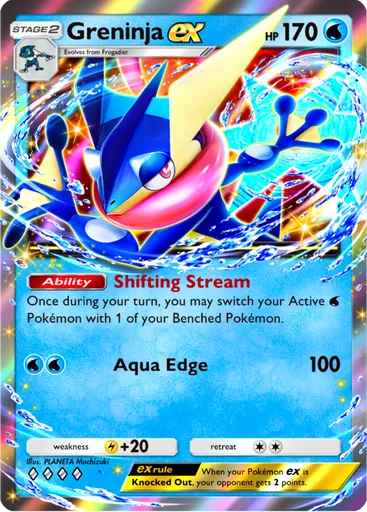 Greninja ex — TCGポケット | PokemonLore