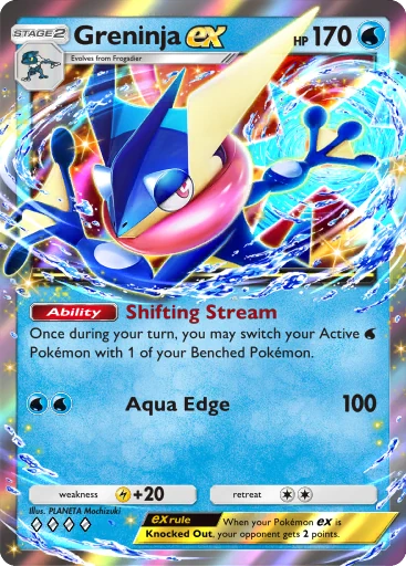 Greninja ex — TCGポケット | PokemonLore