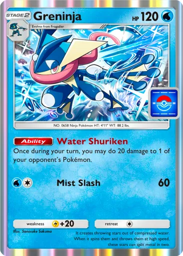 Greninja — TCGポケット | PokemonLore