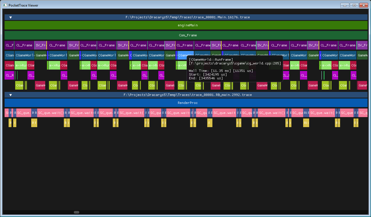 PocketTrace Viewer