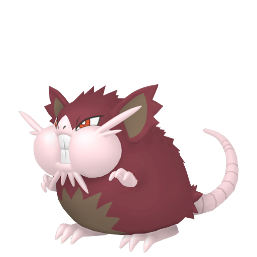 Raticate de Alola Shiny