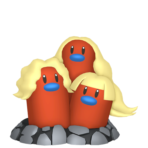 Dugtrio de Alola Shiny