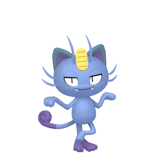 Meowth de Alola Shiny