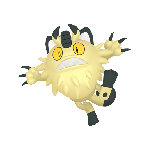 Meowth de Galar Shiny