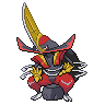 Sprite of pokemon: kingambit.