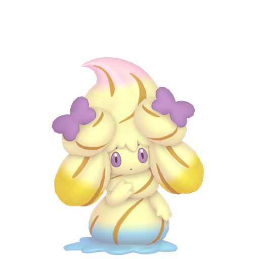 Alcremie — Rainbow Ribbon Swirl Form
