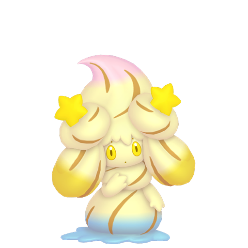 Alcremie — Rainbow Star Swirl Form