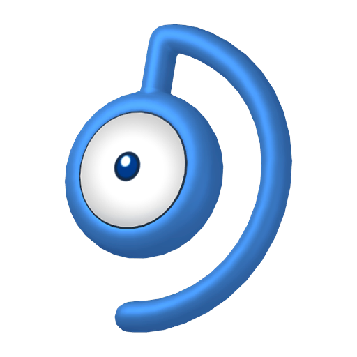 Shiny Unown — D Form