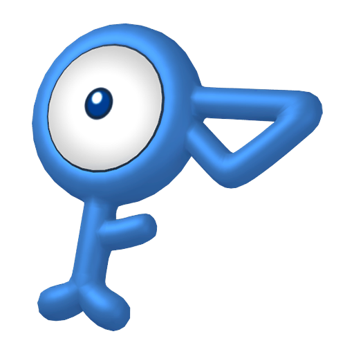 Shiny Unown — F Form