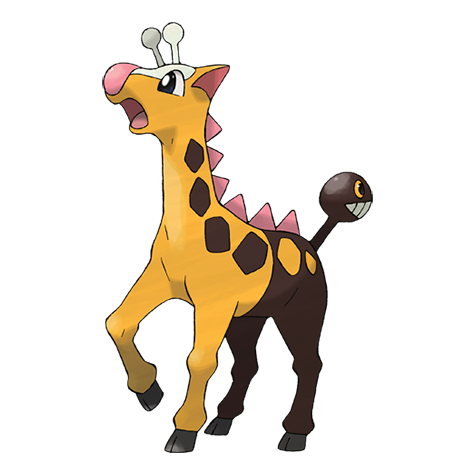 Official Artwork of girafarig