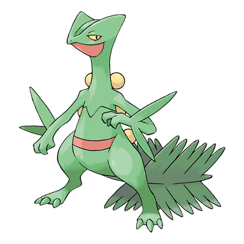 Official Artwork of sceptile