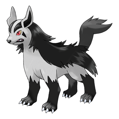 Official Artwork of mightyena