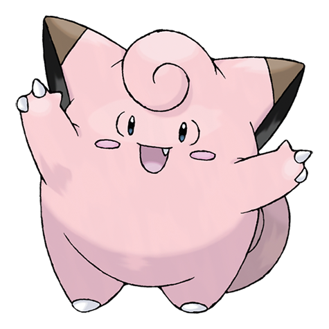 Official Artwork of clefairy