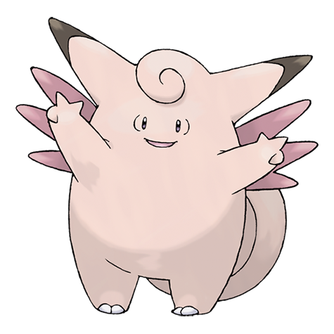 sprite of clefable