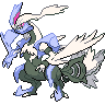 Shiny sprite for Kyurem White