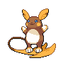 Shiny sprite for Raichu Alola