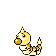 Weedle front sprite (Red Green Japan)