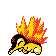Cyndaquil animated sprite (Crystal)
