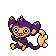 Aipom animated sprite (Crystal)