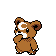 Teddiursa animated sprite (Crystal)