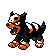 Houndour animated sprite (Crystal)