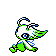 Celebi animated sprite (Crystal)