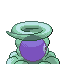 Sprite shiny traseira de Castform (Firered Leafgreen)