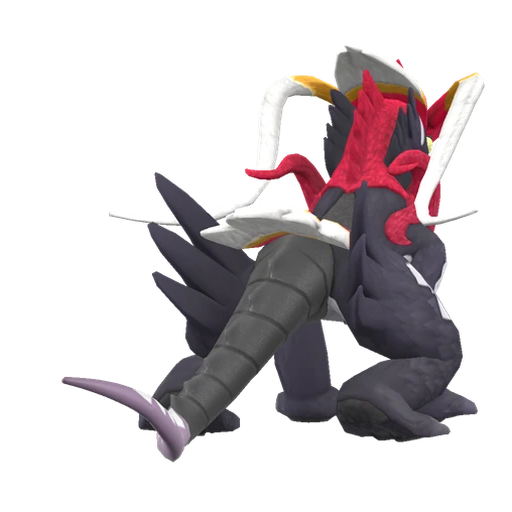 Koraidon shiny back sprite (Scarlet Violet)