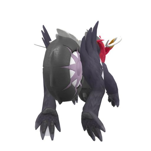 Koraidon shiny back sprite (Scarlet Violet)