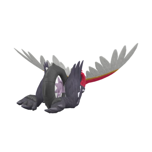 Koraidon shiny back sprite (Scarlet Violet)