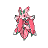Sprite frontal de Lurantis (Black White)