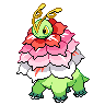 Sprite frontal de Meganium (Black White)