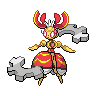 Sprite frontal de Magearna (Black White)