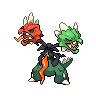 Sprite frontal de Scovillain (Black White)