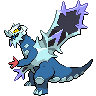 Sprite frontal de Baxcalibur (Black White)
