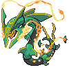 Rayquaza no anime supuraito (Black White)