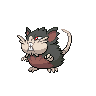 Sprite animada de Raticate (Black White)
