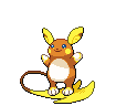 Sprite animada de Raichu (Black White)