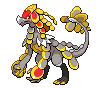 Sprite animada de Kommo-o (Black White)