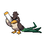 Farfetch’d animated sprite (Black White)
