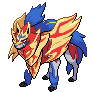 Zamazenta animated sprite (Black White)