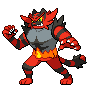 Sprite animada de Incineroar (Black White)