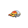 Sprite animada de Grubbin (Black White)