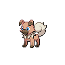 Rockruff animated sprite (Black White)