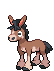 Sprite animada de Mudbray (Black White)