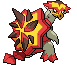Sprite animada de Turtonator (Black White)