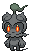 Marshadow animated sprite (Black White)
