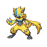Sprite animada de Zeraora (Black White)